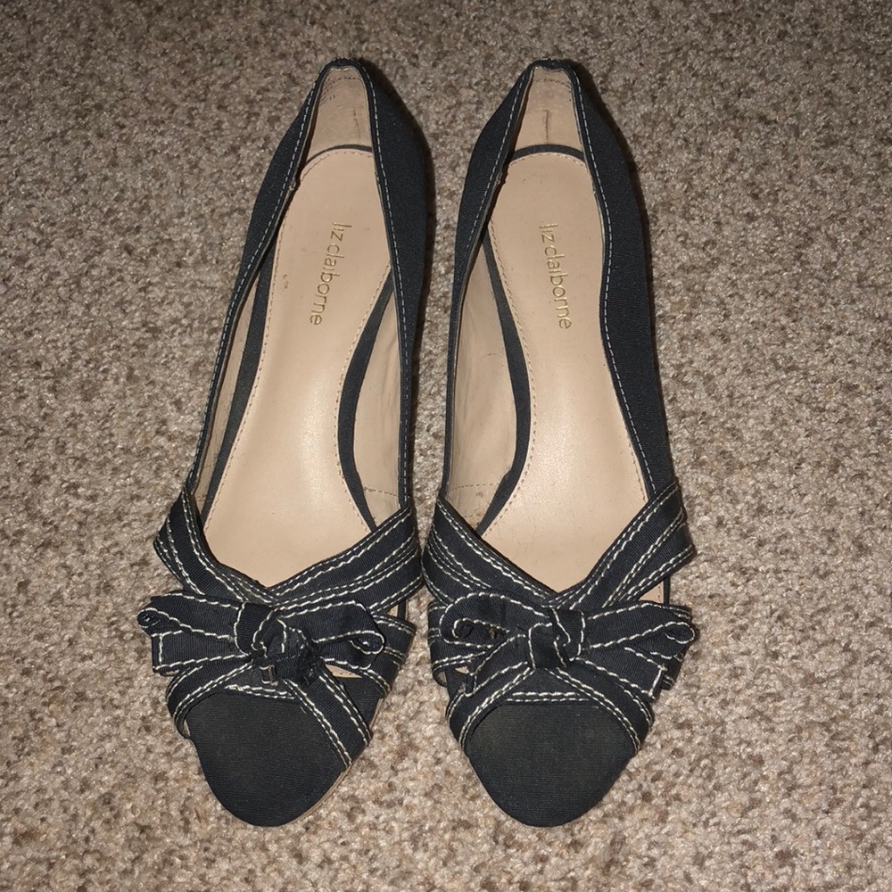 Navy Blue wedges